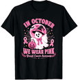 thumbnail image 1 of KeHetSoft Unisex Witch Ghost Breast Cancer Awareness Cotton Graphic T-Shirt, 1 of 7
