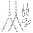 thumbnail image 1 of KeLiang Heavy Duty 700 Lb Porch Swing Hanging Chain Kit - Color: Silver (10 Foot Ceiling), 1 of 3