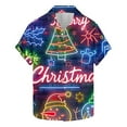 thumbnail image 1 of KeShDi Flannel Shirt for Men Printing Button Casual Short Sleeve Turndown Collar Blouse Shirt Multicolor XL, 1 of 5
