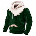 thumbnail image 1 of KeShDi Flannel Shirts for Men Flannel Long Sleeve Pullover Hooded Sweatshirt Army Green 4X, 1 of 1