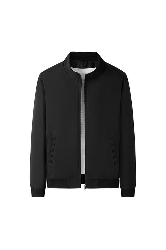 Fleece Jacket Mens Puffer Jacket Men's Fashion Solid Color Outdoor Climb Pocket Long Sleeve Jackets Khaki 4X