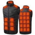 thumbnail image 1 of KeShDi Heated Sweatshirt Unisex Zipper Press 4 Control 28 Heating Jacket Heated USB Charging Version Black XL, 1 of 8
