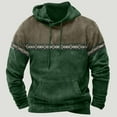thumbnail image 1 of KeShDi Hoodies for Men Grey Hoodie Men Fashionable Men's Long Sleeved Casual Comfortable Printed Hooded Sweatshirt Green XL, 1 of 3