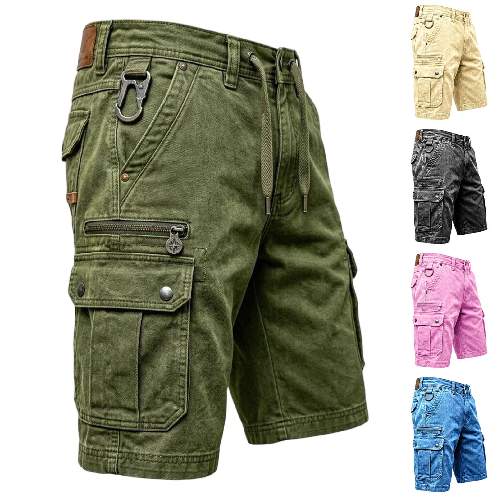 KeShDi Jorts Cargo Shorts Work and Hiking Tactical Fashion Solid