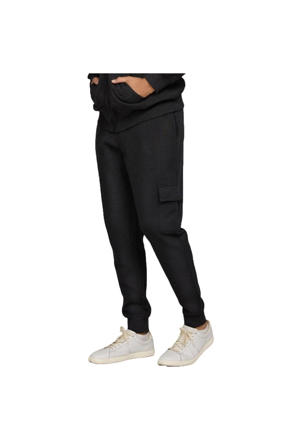 Men Cargo Pants Pants Clearance $10 Chinos Pants Men Men's Casual Solid Color Fleece Lined Jogger Pants Slim Cuffed Athletic Cargo Pants for Running Dark Gray 3X