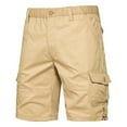 thumbnail image 1 of KeShDi Mens Cargo Shorts Mens Tactical Shorts Golf Shorts Men's Camouflage Work Shorts Mid-waist Multi-pocket Five-piece Pants Casual Pants Sports Pants Shorts Pants Army Green 4X, 1 of 1