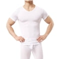 thumbnail image 1 of KeShDi Mens Long Underwear Set Men Casual Solid Pullover Round Neck High Elasticity Keep Warml Thermal Underwear White L, 1 of 3