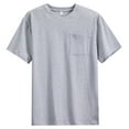 thumbnail image 1 of KeShDi Mens Tee Shirts Men's Fashion Comfy Solid Short Sleeve Round-Neck Regular Pullover Casual Gray 2X, 1 of 3