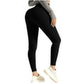 thumbnail image 1 of KeShDi Plus Size Leggings Womens Yoga Pants Women'S Long Solid Color Hip Lift Fitness High Waist Elastic Exercise Yoga Pants Black M, 1 of 5