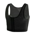 thumbnail image 1 of KeShDi Shaperwear Tank Tops for Men Fitted Tops Yoga Men's Plastic Chest Vest Corset Chest Flat Chest Bandage Tight Body Shaper Underwear Black M, 1 of 7
