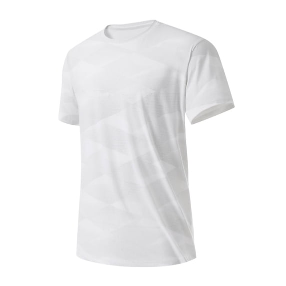 KeShDi Sun Protection Shirts UPF 50+ Short Sleeve Summer Casual Sports Top Men's Solid Color Ice Silk Quickdrying Sunscreen Jacket Short Sleeved Round Neck Top/shirt White 4X
