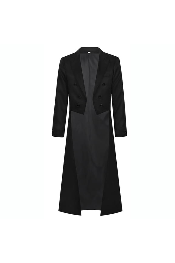 Teampunk Pirate Tailcoat for Men Jacket Gothic Victorian Tailcoat Renaissance Vintage Steampunk Jacket Gothic Tailcoat Jacket Trendy Tailcoat Black 2X