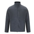 thumbnail image 1 of KeShDi Winter Jackets for Mens Jackets Men Casual Solid Fleece Stand Up Collar Zipper Multiple Pocket Long Sleeve Jacket Dark Gray 4X, 1 of 6