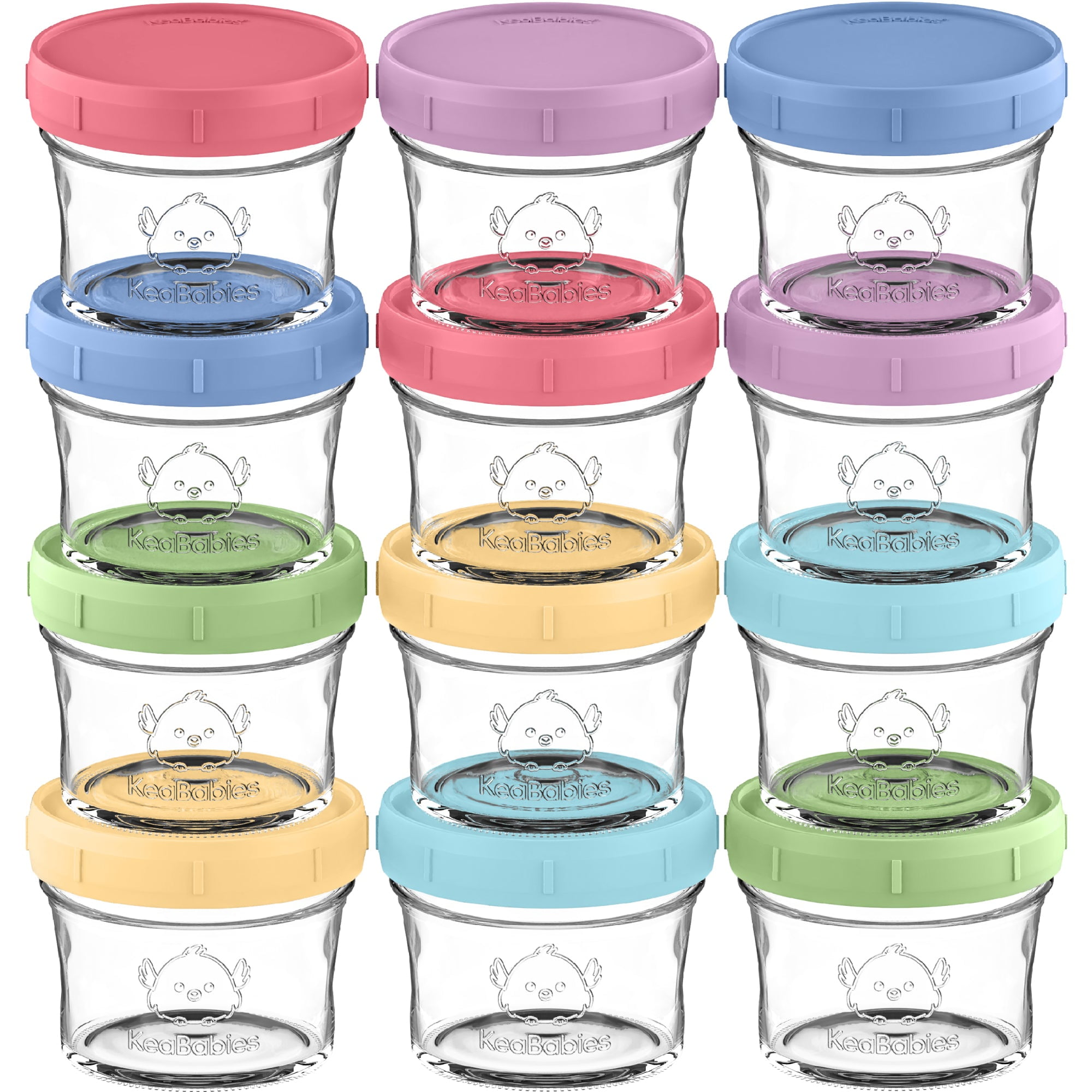 Baby Food Jars - Bulk Storage Pack - Glass