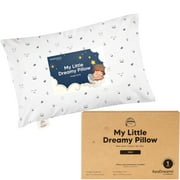 KeaBabies Mini Toddler Pillow and Pillowcase for Crib, 9x13 Small Pillow for Toddler, Kids Travel Pillow