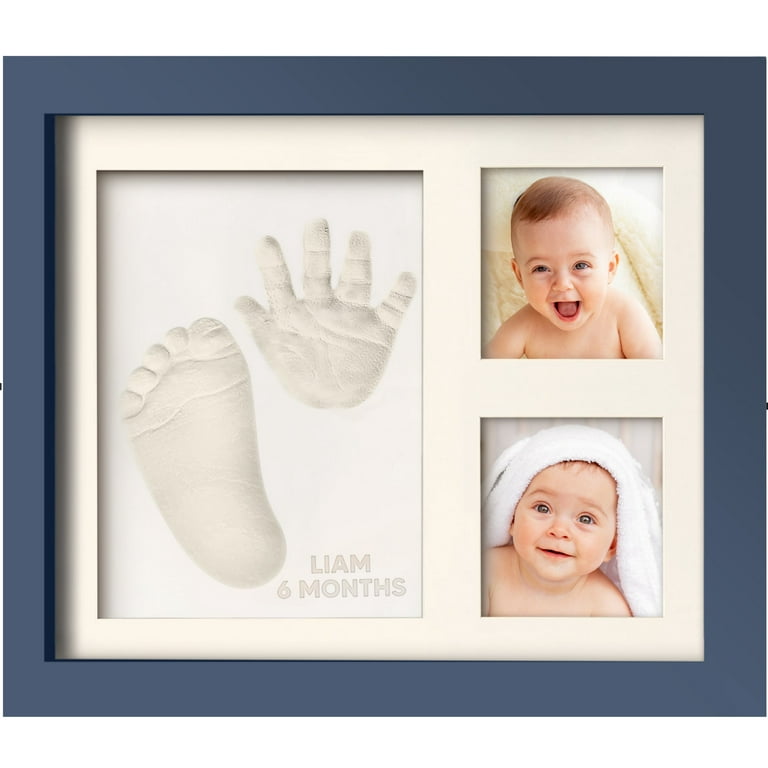KeaBabies Solo Baby Hand and Footprint Kit, 11x8” Newborn Baby Keepsake  Handprint Kit 
