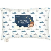 KeaBabies Toddler Pillow with Pillowcase, 13X18 Kids Travel Pillows for Sleeping (Submarines)