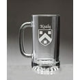 thumbnail image 1 of Kealy Irish Coat of Arms Glass Beer Mug (Sand Etched), 1 of 1