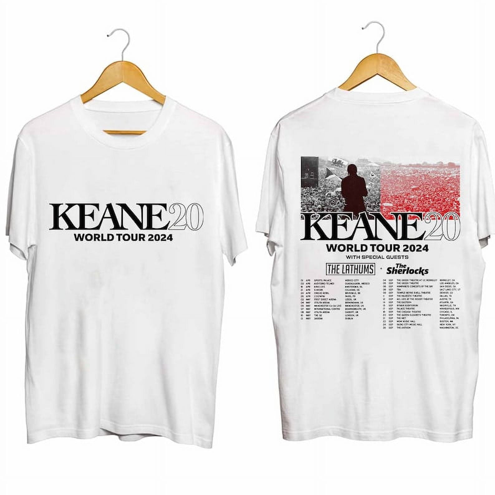Keane World Tour 2024 Shirt , Keane Hopes and Fears 2024 Concert Shirt