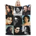 thumbnail image 1 of Keanu Actor Reeves Throw Blanket Flannel Blanket Warm Soft Microfiber Blanket for Living Room Couch Sofa Bedroom Decor Gifts 60"x50", 1 of 1