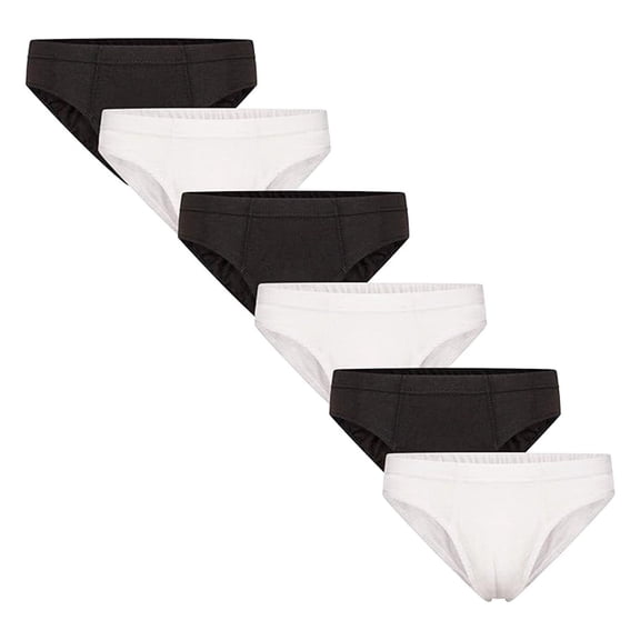 Keanu Mens Plain Briefs (Pack of 6)