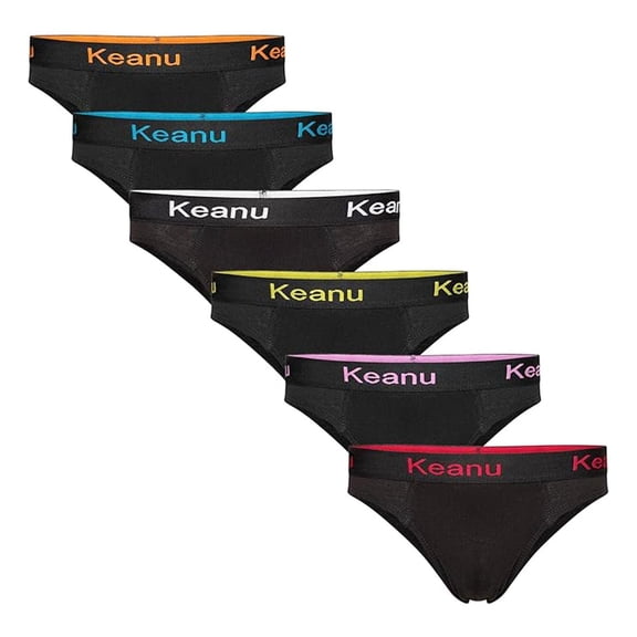 Keanu Mens Plain Briefs (Pack of 6)