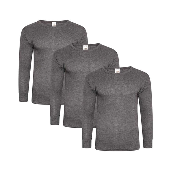 Keanu Mens Thermal Long-Sleeved T-Shirt (Pack of 3)