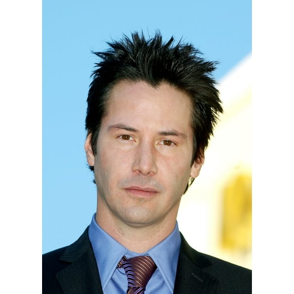 Keanu Reeves At The Ceremony Unveiling His Star On The Hollywood Walk Of Fame, Hollywood, Ca, January 31, 2005. Photo: John Hayes/Everett Collection Photo Print (16 x 20)