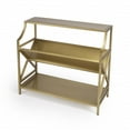 thumbnail image 1 of Keats Antique Gold Library Bookcase, 1 of 9