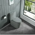 thumbnail image 1 of Keazile 16 1/8 inch Seat Height 1.1/1.6 GPF Dual Flush One Piece Elongated Toilet,Soft-Close Seat, 1 of 8