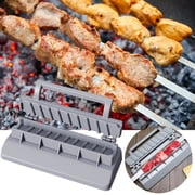 Kebab Maker Mold BBQ Tool | ABS Durable Construction | Outdoor Barbecue Skewer Gadget | Efficient Kebab Shaping | Easy Use | Includes 1 Grill | 29x12.7x9cm