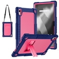 thumbnail image 1 of Kebiory Case for Onn 12.1 Inch Pro Tablet 2024 Model/Onn 12.1" Tablet Pro 100146663 Case,Shockproof Kids Case with Shoulder Strap for Walmart Onn 12.1" Tablet Pro (2024 Model:100146663)(Navy/Pink), 1 of 7