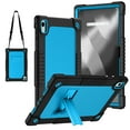 thumbnail image 1 of Kebiory Case for Onn 12.1 Inch Pro Tablet 2024 Model/Onn 12.1" Tablet Pro 100146663 Case,Shockproof Kids Case with Shoulder Strap for Walmart Onn 12.1" Tablet Pro (2024 Model:100146663)(Black/Blue), 1 of 7