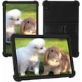 thumbnail image 1 of Kebiory Case for TECLAST M40PLUS/P40HD/P40S/P30S 10 inch 2023 Tablet,Soft Silicone Kids Friendly Adjustable Stand Case Cover for Jumper Ezpad M10SE 10 inch 2023 Released(Black), 1 of 6