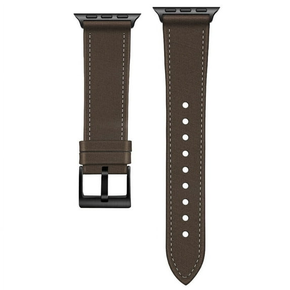Kebiory Compatible with Apple Watch Band 42mm 44mm 45mm 49MM,Canvas Strap with Soft Leather Lining with Classic Firmly Buckle for iWatch Series8/7/6/5/4/3/2/1/SE for Women/Man (Brown)