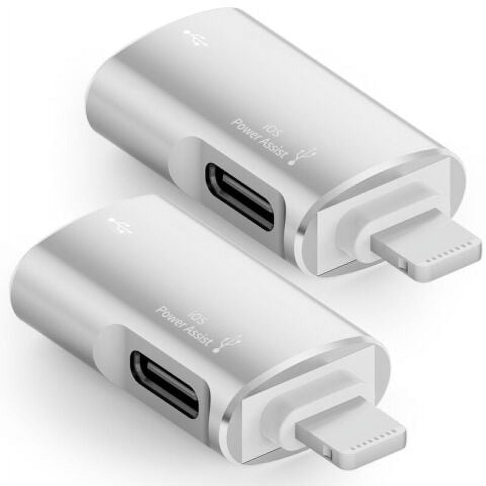 HomeCove 2x Lightning Auf Klinke Adapter - 3.5mm Audio Adapter Für IPhone & IPad