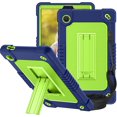 thumbnail image 1 of Kebiory for Samsung Galaxy Tab A9 Tablet Case,Heavy Duty Kids Shockproof Hybrid with Kickstand Protective Case for Samsung Galaxy Tab A9 8.7 Inch 2024 (Model:SM-X110/X115/X117)(Navy/Green), 1 of 7
