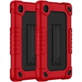 thumbnail image 1 of Kebiory for TCL Tab 8 LE Tablet Case,with Shoulder Strap Soft Silicone&Hard Back Hybrid Shockproof Kids Friendly Case for TCL Tab 8 LE(Model:9137W)/TCL Tab 8 WiFi(Model:9132X) (RedX2), 1 of 7