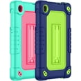 thumbnail image 1 of Kebiory for TCL Tab 8 Plus Tablet Case,Shoulder Strap Soft Silicone&Hard Back Hybrid Shockproof Kids Protective Case for TCL Tab 8 Plus(9138S/TCL Tab 8 LE(9137W)/TCL Tab 8 WiFi(9132X)(Pink+Green), 1 of 7