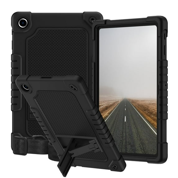 Kebiory for Walmart Onn 10.4 Tablet Pro 2023 (Model:100110603) Case,Shockproof Kids Friendly Rugged Hybrid Case(with Kickstand) for Walmart Onn 10.4" Tablet Pro 2023(Model:100110603)(Black+Black)