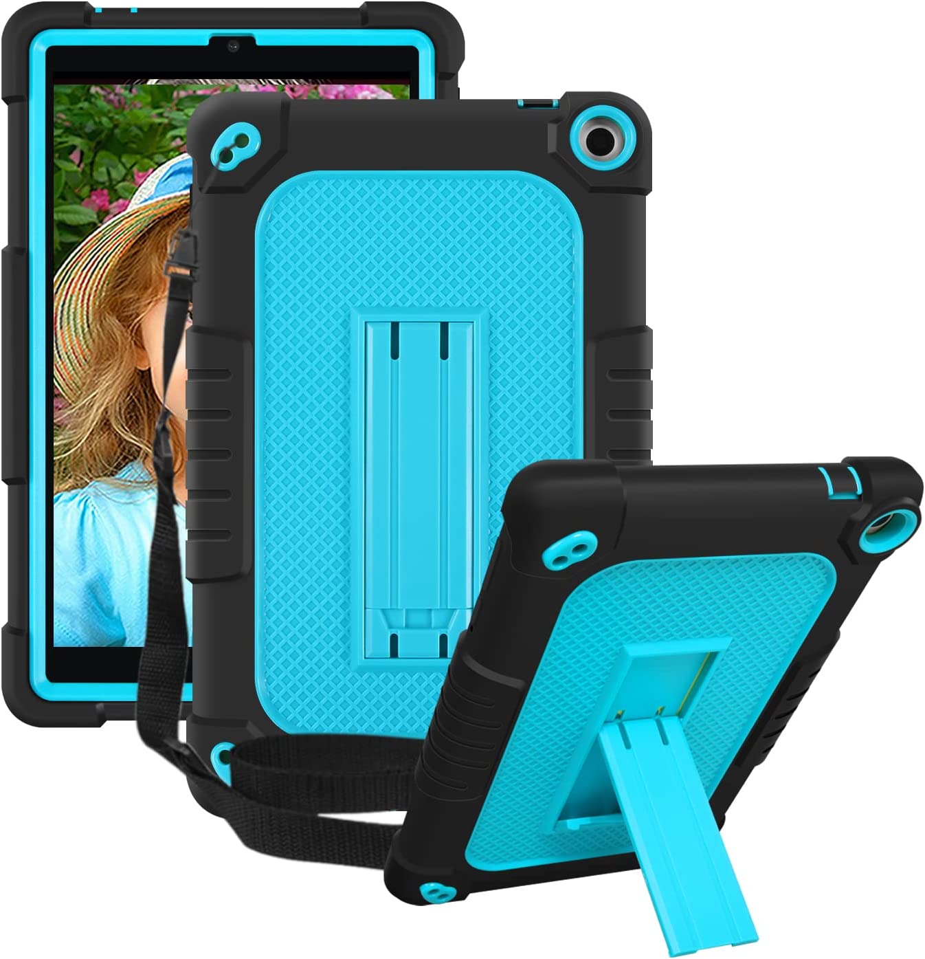 Custodia Robusta Con Supporto Per Tablet Walmart Onn (7, 8, 10.1 Pollici), Mignvoa
