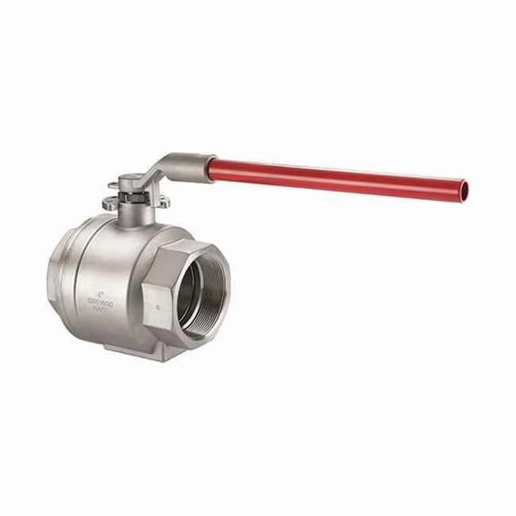 Keckley 4" NPT Stainless Steel Ball Valve Inline BVS2THFSSRGSL-400