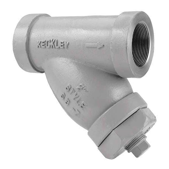 Keckley Y Strainer, 3/4" Pipe, Threaded, Carbon Steel 3/45THY-CS045P34-GTI-SB7