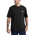 thumbnail image 1 of Kecols Men's Loose Fit Thick Work T-Shirts Soft Short Sleeve Pocket Tee(Tall & Regular)(Black,XXL,Tall), 1 of 8
