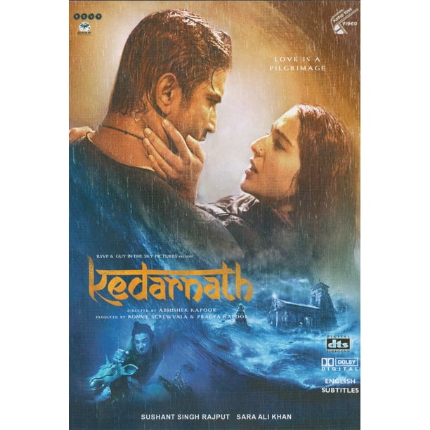 Kedarnath Hindi Movie Film DVD -English Subtitles (NTSC All