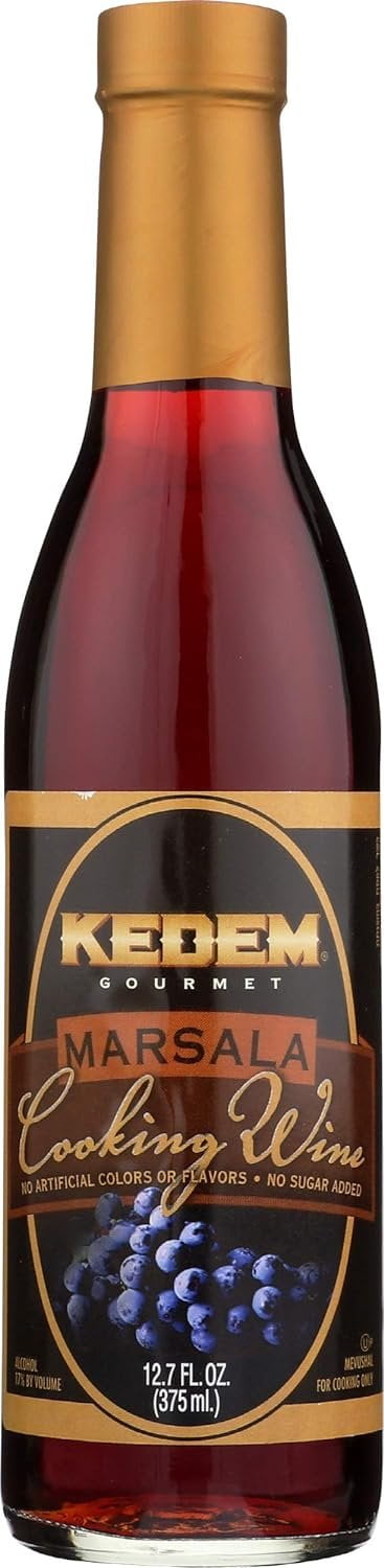 Kedem Gourmet Marsala Cooking Wine, 375ml, Certified Kosher