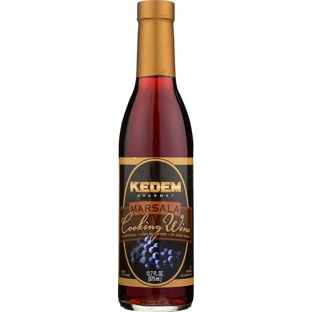 Kedem Gourmet Marsala Cooking Wine, 375ml, Certified Kosher