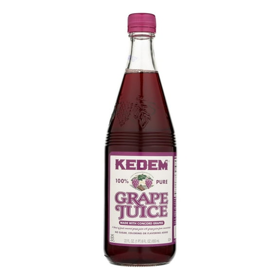 Kedem Grape Juice - Concord - Case of 12 - 22 Fl oz.