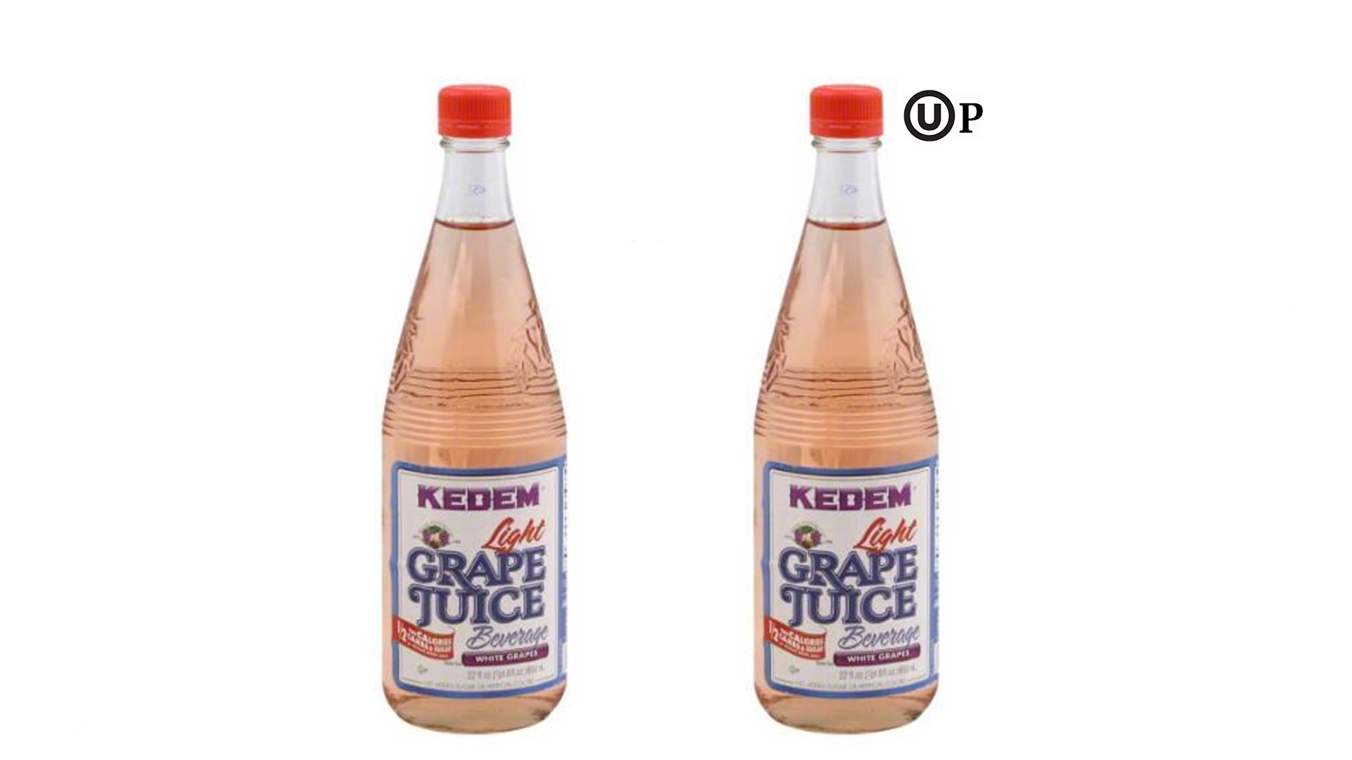 Kedem Light White Grape Juice 22 fl oz, Gluten Free Certified Kosher