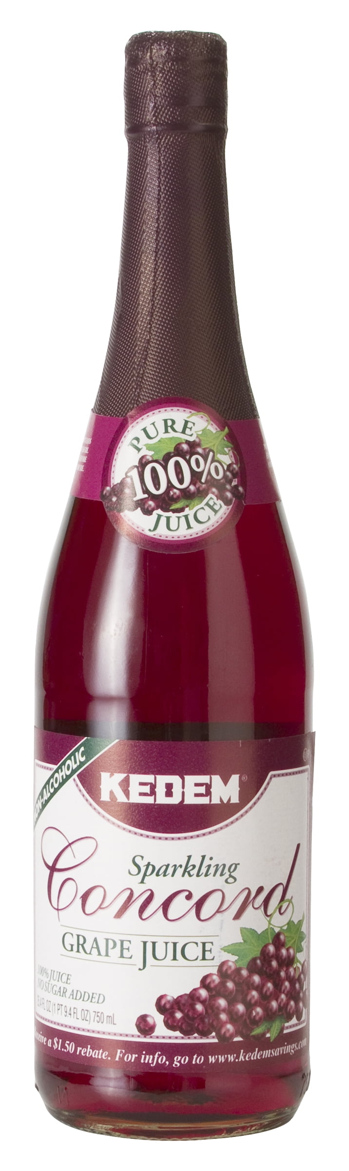 Kedem Sparkling Concord Grape Juice, 25.4 Fl. Oz.